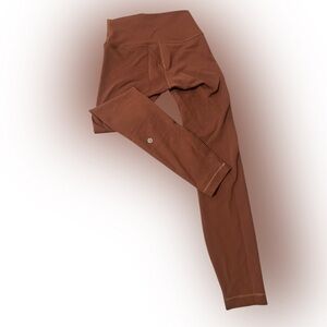 lululemon  wundertrain Brown Leggings